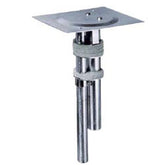 Hubbell PT27A Pedestal Series Painted Aluminum 2" Through-Floor Fitting Poke-Through